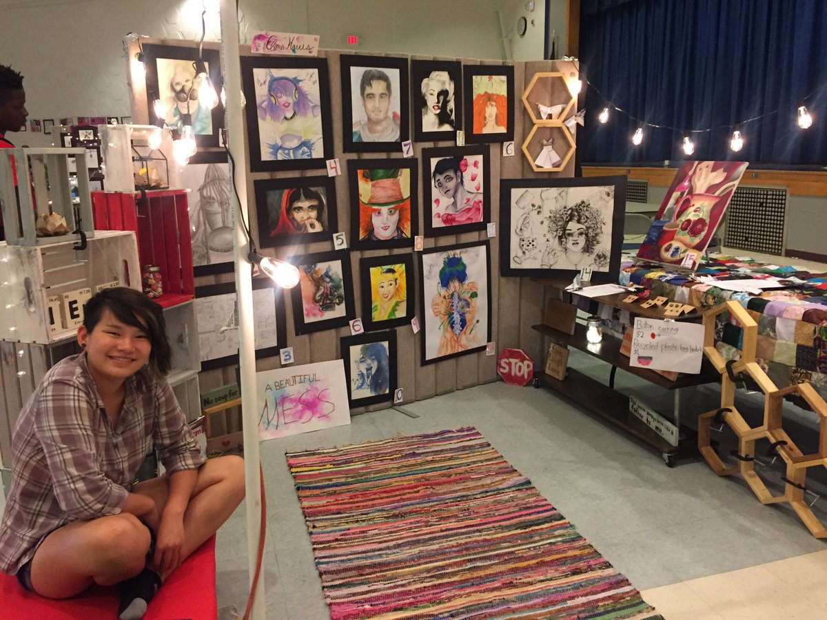 NBCceramics's tweet photo. The AP Art show is on until 5:00 today! Stop by to check out all the great artwork. 🎨 https://t.co/qkcrhaeJXj
