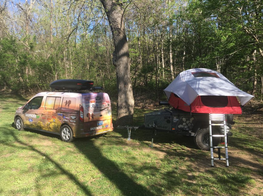 randypropster's tweet photo. Riding in style with my @yakimaracks SkyRise RoofTop tent. #getoutmore #backpackermagazine #getoutstayout #hiking #backpacking https://t.co/vhN7djhNid