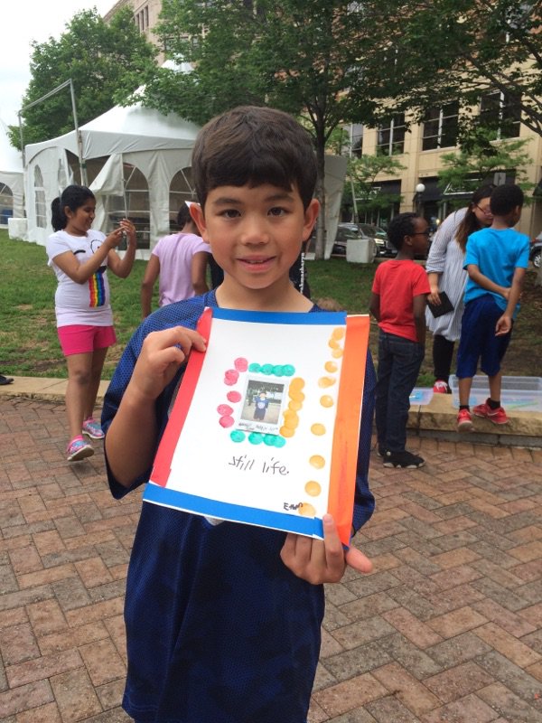 mnmuseum's tweet photo. The M is off-site today, at the @theordway's Flint Hills Family Festival "School Days" making art and having fun with metro students and teachers! #fhff https://t.co/OgPiTfFqAA