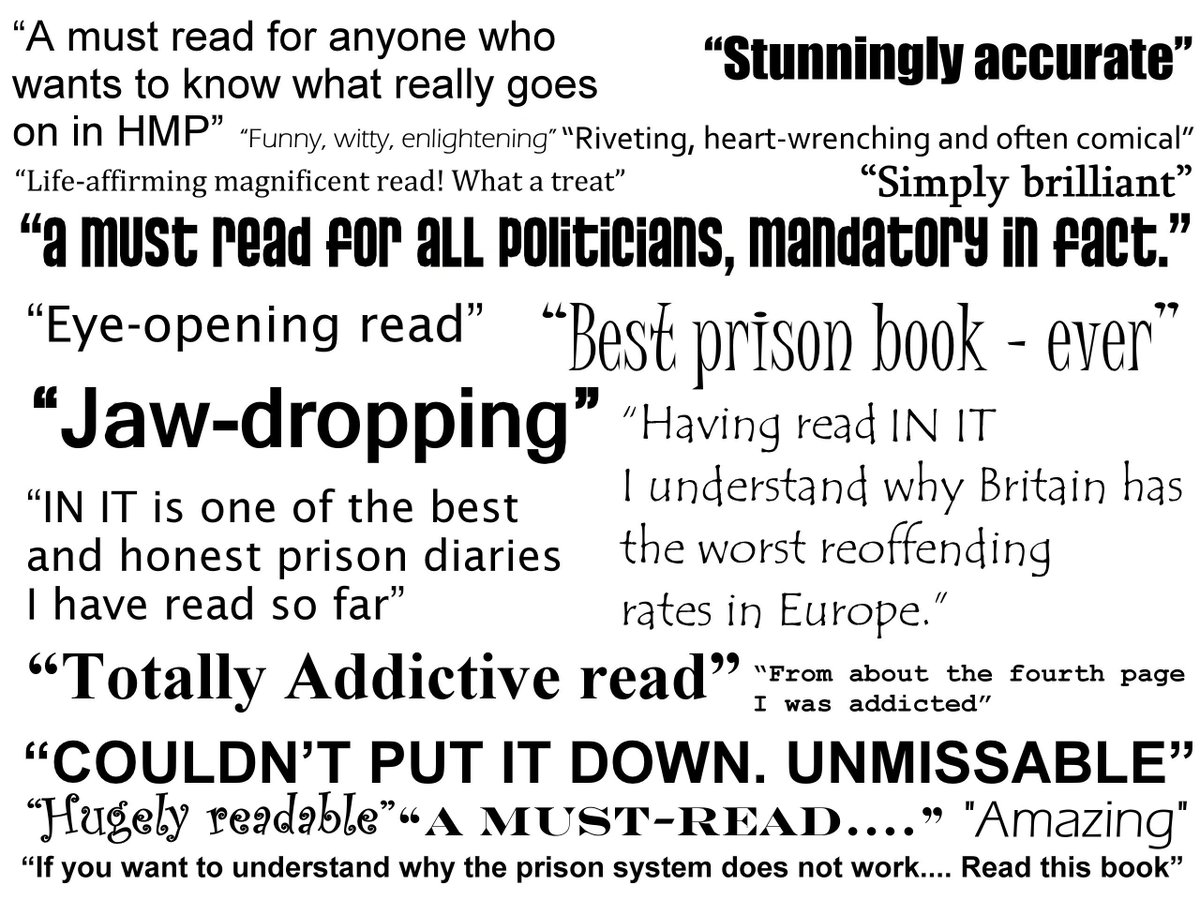 IN_IT_THE_BOOK's tweet photo. You can't IMAGINE what's NOT going on in #prison...
#IN_IT
You can't IMAGINE what it's like challenging those at the helm...
#ON_IT
https://t.co/4idRexgJdS
@theresa_may
@DavidGauke
@RoryStewartUK
Featuring undesirables like #A4e and #GuyOppermanMP. And some prisoners. https://t.co/LF5F357xEV