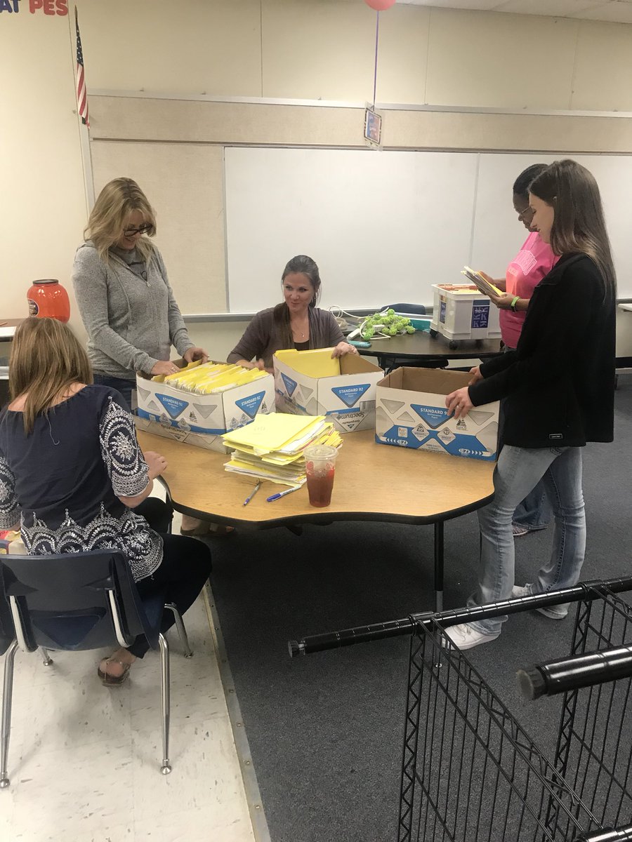 WISDParmley's tweet photo. @WISDParmley teachers busy as bees working on cumulative and literacy folders! #ParmleyProud https://t.co/6NmCjUN60M