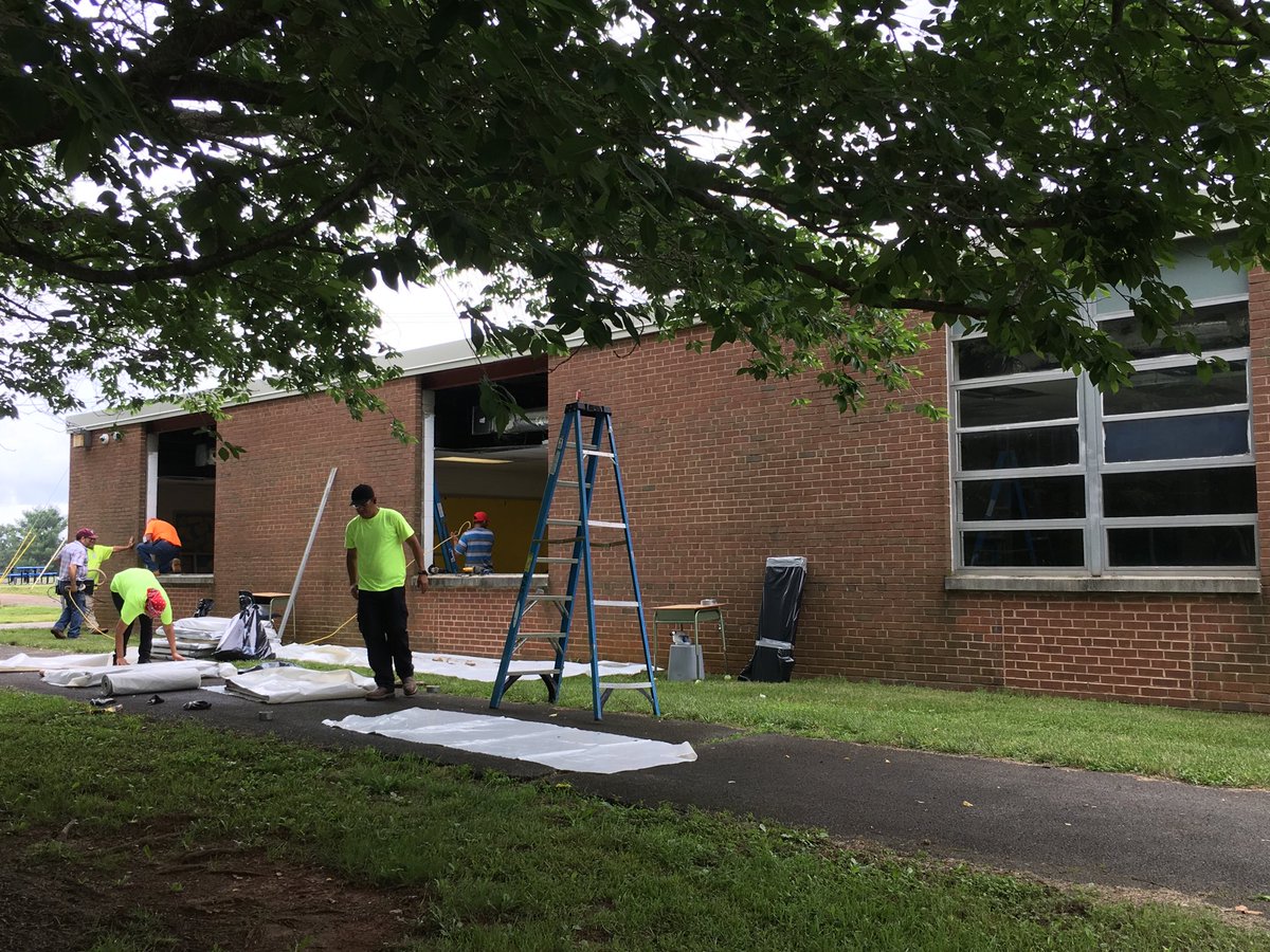 New Wetsel windows are being installed