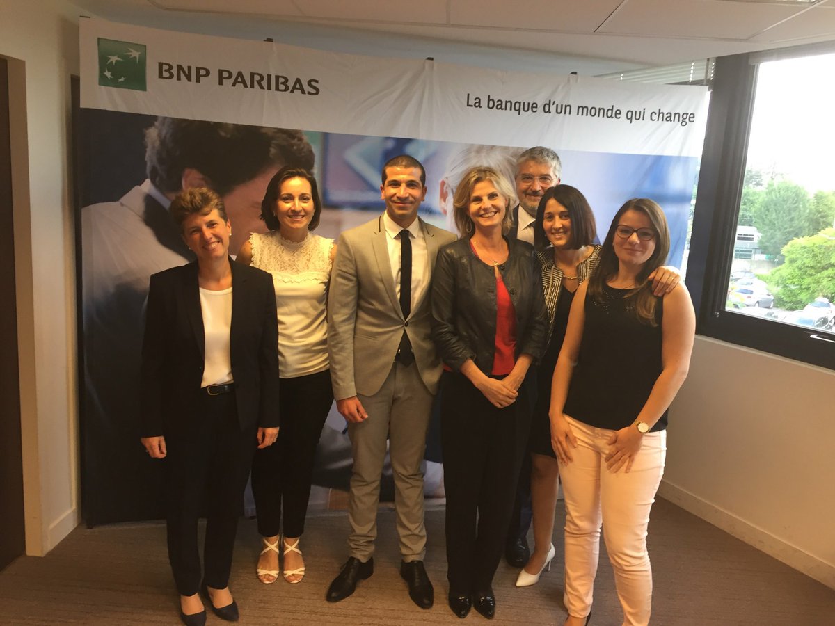 v_cannesson's tweet photo. Une superbe journée d’échanges partagée avec Marguerite Berard au sein du groupe BNP Paribas de Marne la Vallée. Un grand merci aux équipes ! https://t.co/l6AWmawq6b