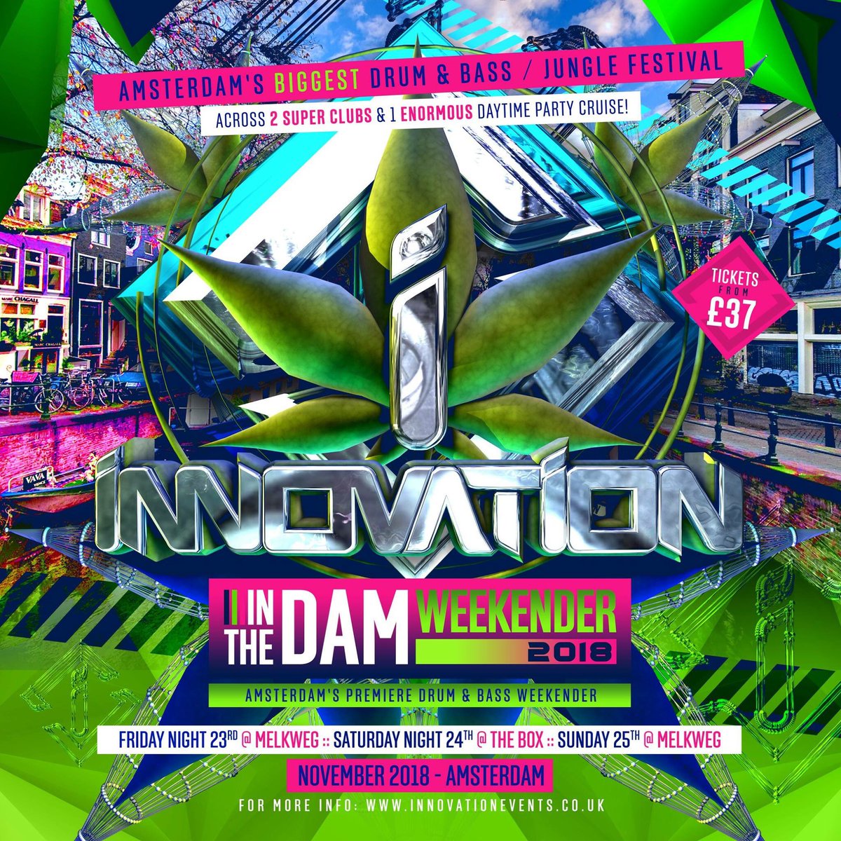 innovationdnb's tweet photo. SAVE THE DATES...
Innovation In The Dam returns on 23rd, 24th &amp; 25th November 2018.

Sign up to be the first to know when earlybird discount tickets go on sale https://t.co/3yTilzNjRe #InnoInTheDam https://t.co/sTczrjYRiz