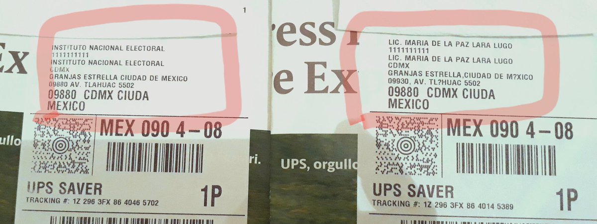 ArhizzDru's tweet photo. ... y asi las elecciones, El paquete con algunos votos va dirigidio a "un funcionario" ademas las boletas NO estan foleadas, pensaria🤔 el voto es secreto pero TODOS los documentos tienen mi nombre, direccion y CURP...
Esto pinta bastante mal... https://t.co/SApZZeQkZO