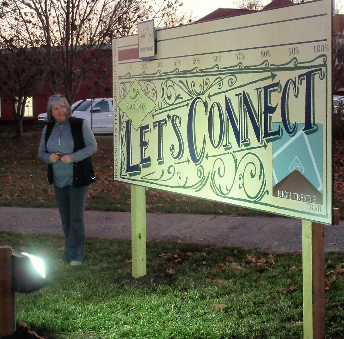 A $15,000 grant was just announced for the 9-mile "connector" trail, which will link the Raccoon River Valley Trail and the High Trestle Trail, and this grant comes with some national significance. Get the details now at bit.ly/2LMCV0G.