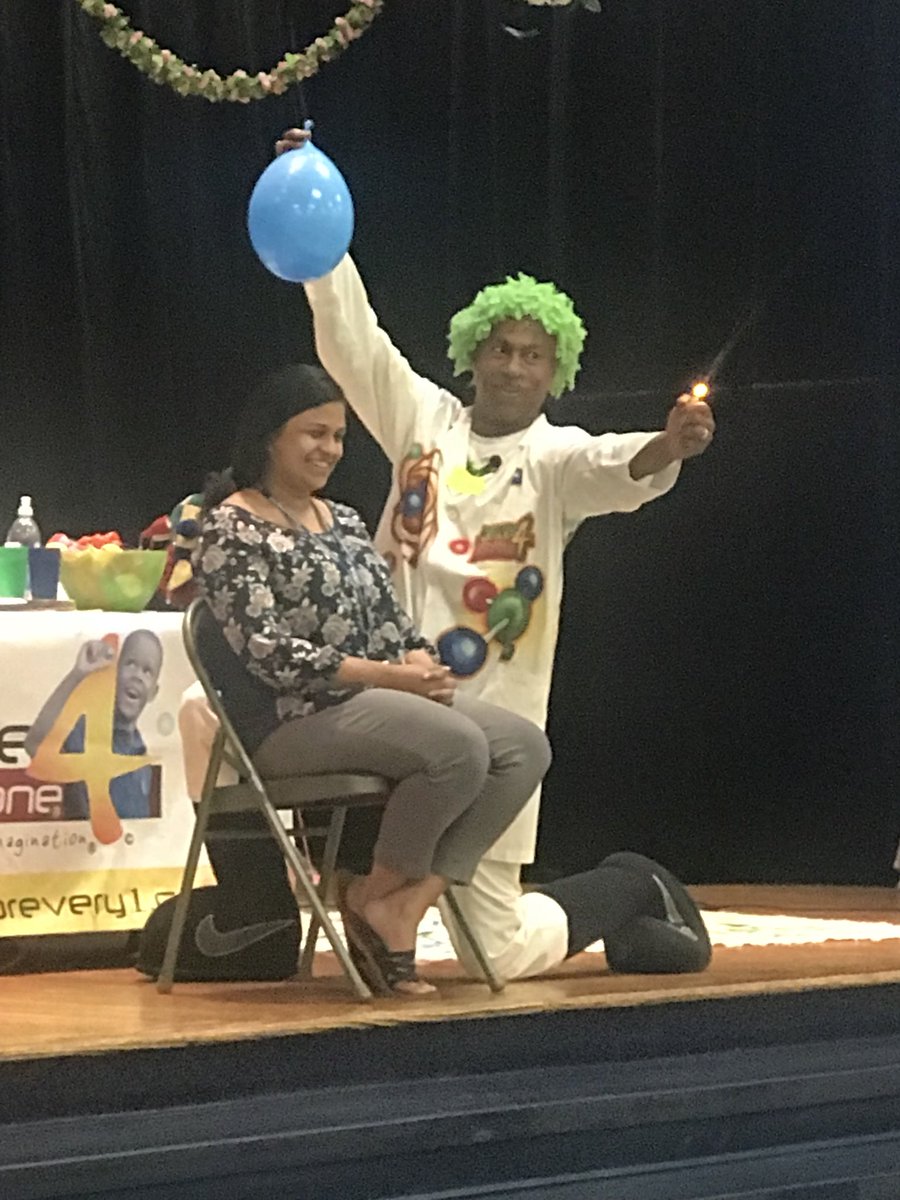 DreamStrathmore's tweet photo. #TheScienceMachine best assembly EVER!!! Love a show that involves and engages students! Strathmore thanks you! https://t.co/OZaFWzPFtV