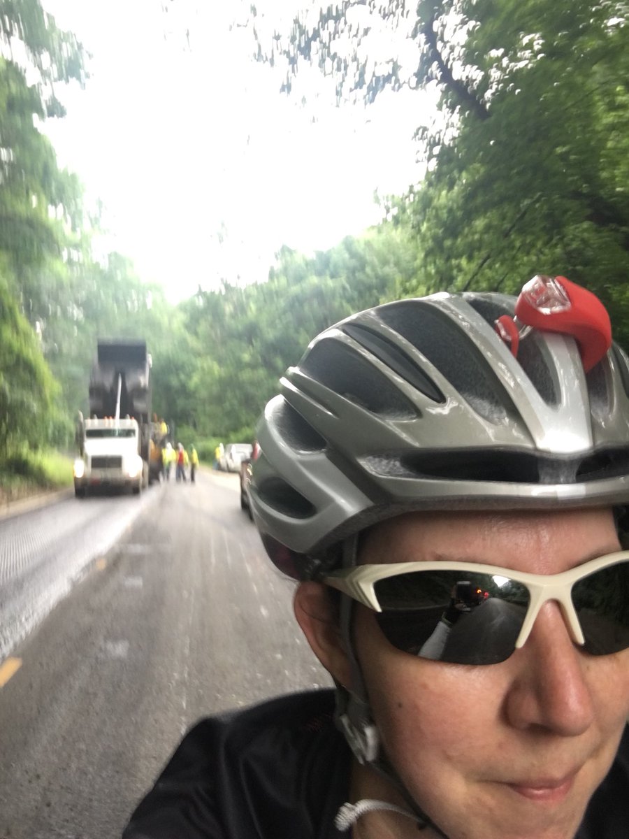 HandlebarsDC's tweet image. OMG!!! I’ve never been so excited to encounter a @DDOTDC crew on a ride! Got a sneak peak of the freshly repaved Piney Branch Pkwy today #BikeDC #Ward4Proud