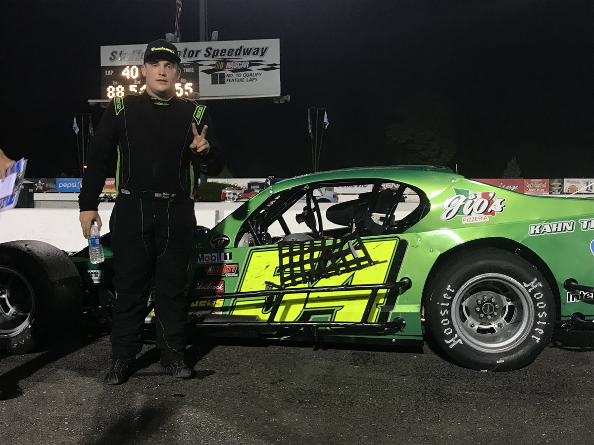 StaffordSpeedwy's tweet photo. Big time run from @MikeyFlynn24 last week. P2 for the Wild Thing Kart grad in SK Light feature. Keep your eye on this team to get to victory lane this season #WTKGrad #sklights #mods #nascar https://t.co/hk6p1QCSVm
