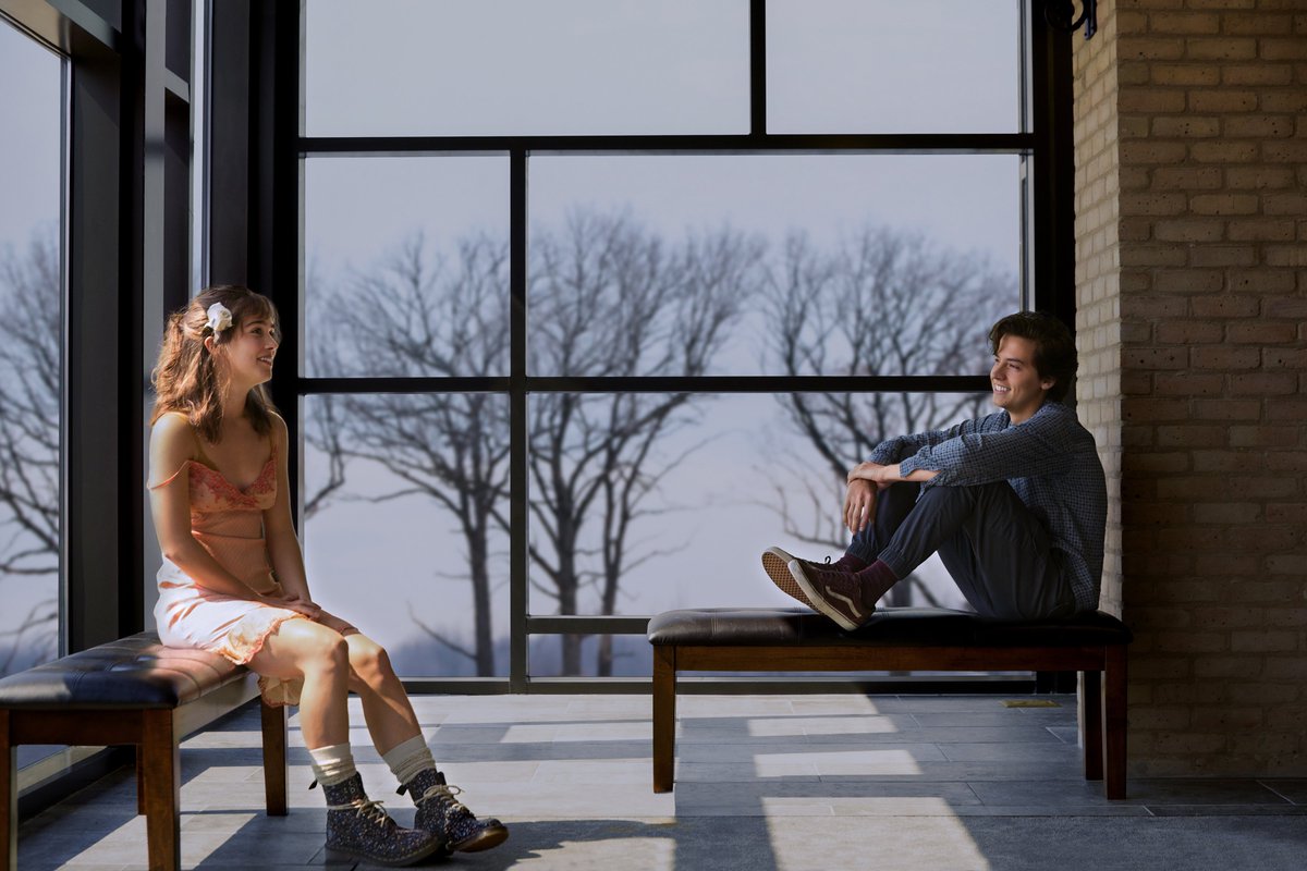 CBS Films (@cbsfilms) on Twitter photo We are incredibly excited to share your first official look at Haley Lu Richardson & <a href="/colesprouse/">Cole M. Sprouse</a> in #FiveFeetApart and look forward to sharing the film with audiences in theaters everywhere on March 22, 2019! We are incredibly excited to share your first official look at Haley Lu Richardson & <a href="/colesprouse/">Cole M. Sprouse</a> in #FiveFeetApart and look forward to sharing the film with audiences in theaters everywhere on March 22, 2019!