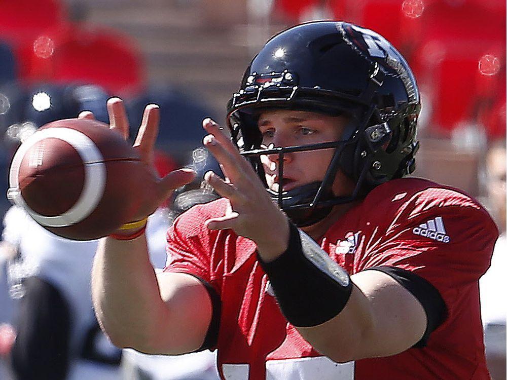 ottawasuncom's tweet photo. Gunslinging QB Danny Collins having a lot of ups with Ottawa Redblacks https://t.co/SMrQ2oqXQk https://t.co/dWs0nOrNVh