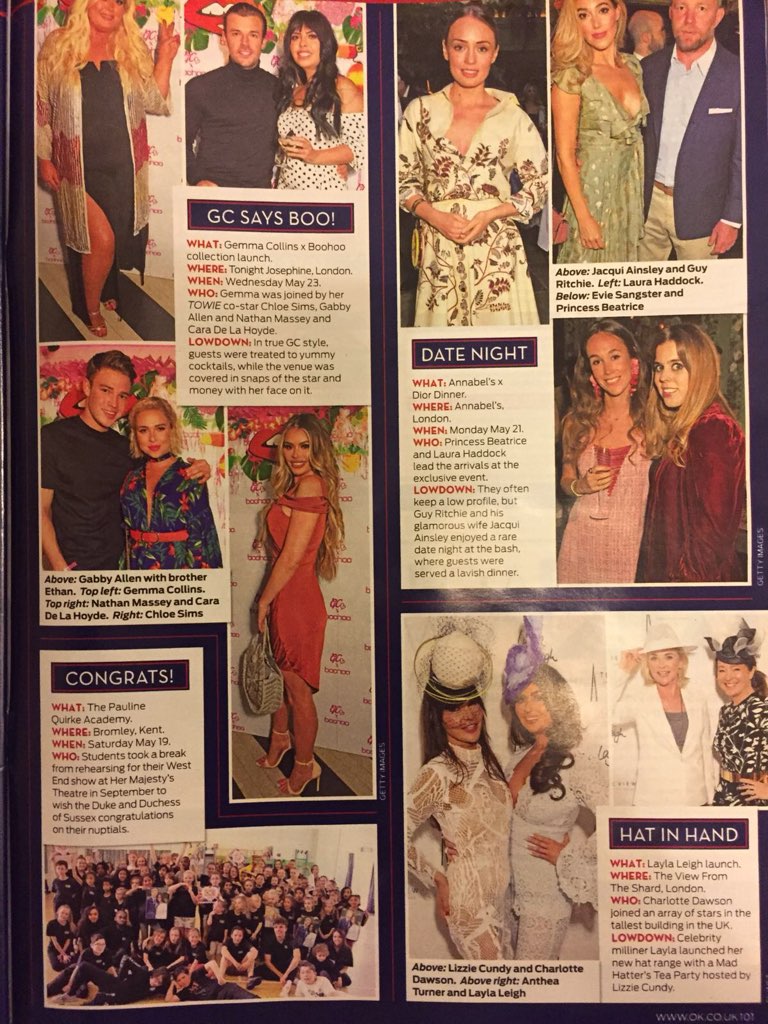 PQA Bromley made OK magazine! :)