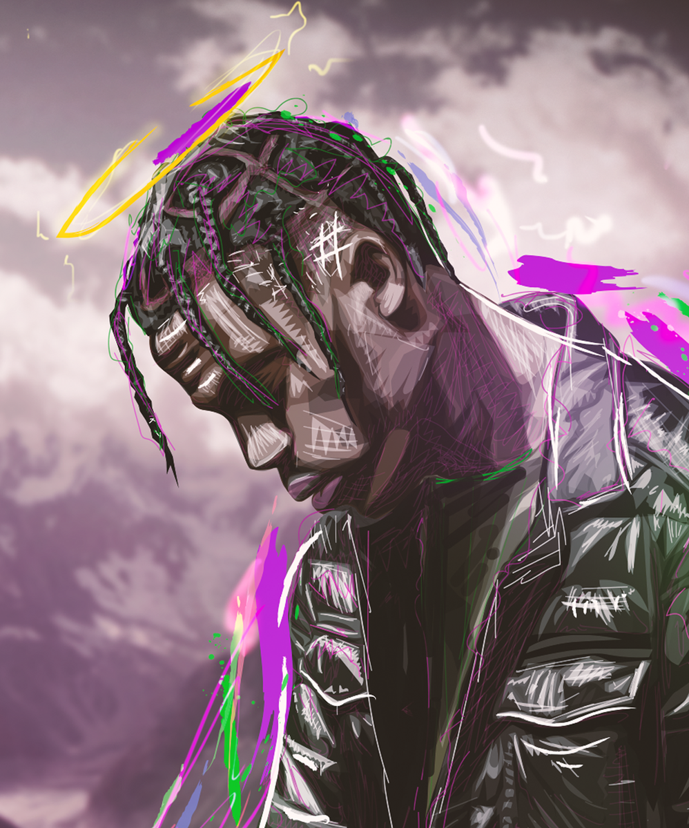 yabuoycj's tweet photo. This is my most favourite piece I have ever made. Remastered illustration of @trvisXX https://t.co/AHJmGLtTSY