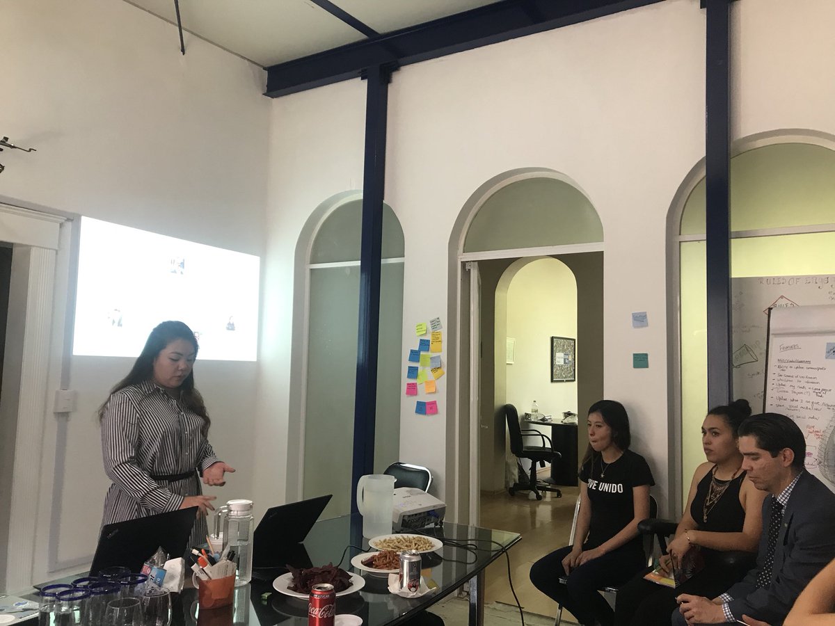 pdeleonbe's tweet photo. 2nd #CSCMex9 @FondoUnidoMx team presentation go team and rock it enhancing #communityservices in #CDMX @citizenIBM @ibm_mx @carlossm68 @BeeMarieV @DigitalOppTrust #daringinnovators @andreslh @JaneAJamieson @alessandrapuop @iselamc3 #IBMCSC10 https://t.co/6G2wiULhiv