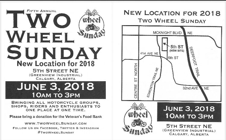 FreshStartRC's tweet photo. Who is coming to visit us at Two Wheel Sunday? We will have on site registration for our #12stoprideforrecovery Check out the map below for new their location information! #yycharleydavidson #12stopride #motorcycle #yycevents #ride #motorcycle #twowheelsunday @TwoWheelSunday https://t.co/7IvMv1eJWT