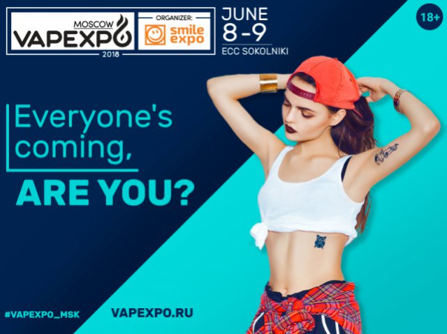 vapeshow_eu's tweet photo. Lucky number: VAPEXPO Moscow held for the seventh time

Smile-Expo, organizer of the largest vaping exhibitions in Russia, will once again hold the iconic VAPEXPO Moscow. The event will take place from June 8 to 9.

Details 👉 https://t.co/d3AtghkxqF https://t.co/YqiYQeW0nb
