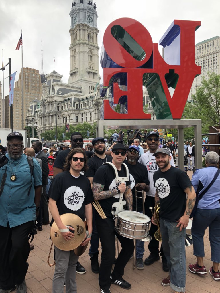 <a href="/newsoundbrass/">New Sound Brass Band</a> is spreading the LOVE!