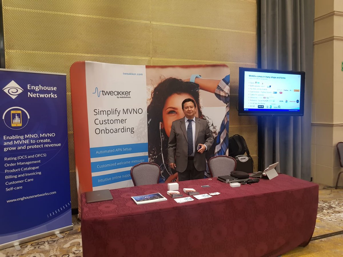 Tweakker's tweet photo. Live from #MVNOsLatam: Visit Booth #9 to discover the right solutions to #succeed in the #market with our #MVNO #experts.
Not at the show? Download our region series eBook to discover more insights into the #LatAm MVNO market: https://t.co/ADqBVqpFIB
#telecom @MVNOsSeries https://t.co/fjYQ89BeF3