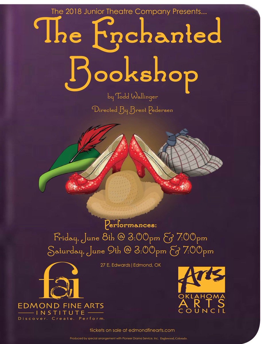 Tickets on sale now!  Added new Friday afternoon show!  Buy your tickets here:
edmondfinearts.com/2018/03/2018-j…