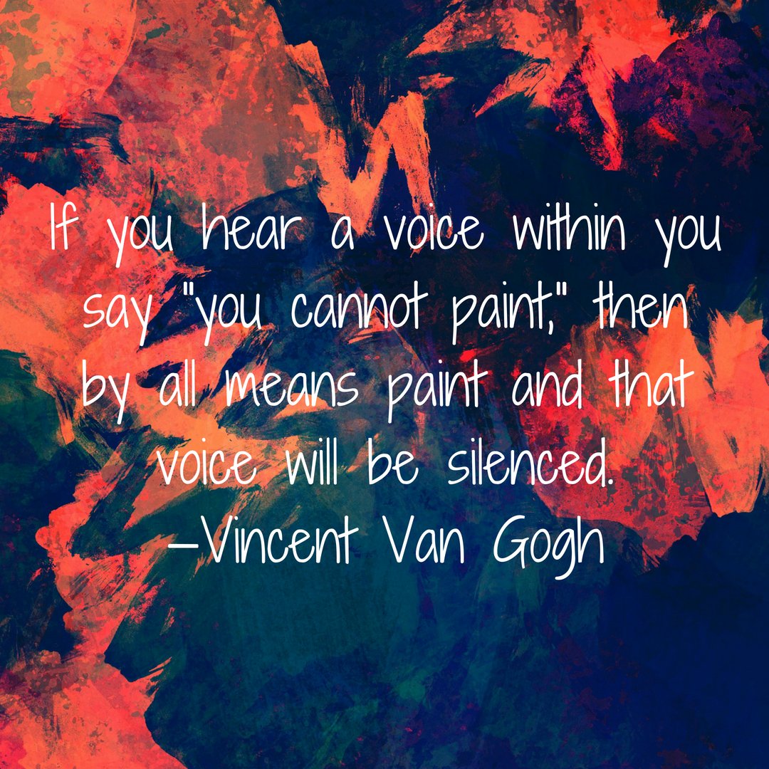 SarahMcLachlan's tweet photo. It’s hard to beat this #WednesdayWisdom from Vincent Van Gogh! https://t.co/G18dP2grU2