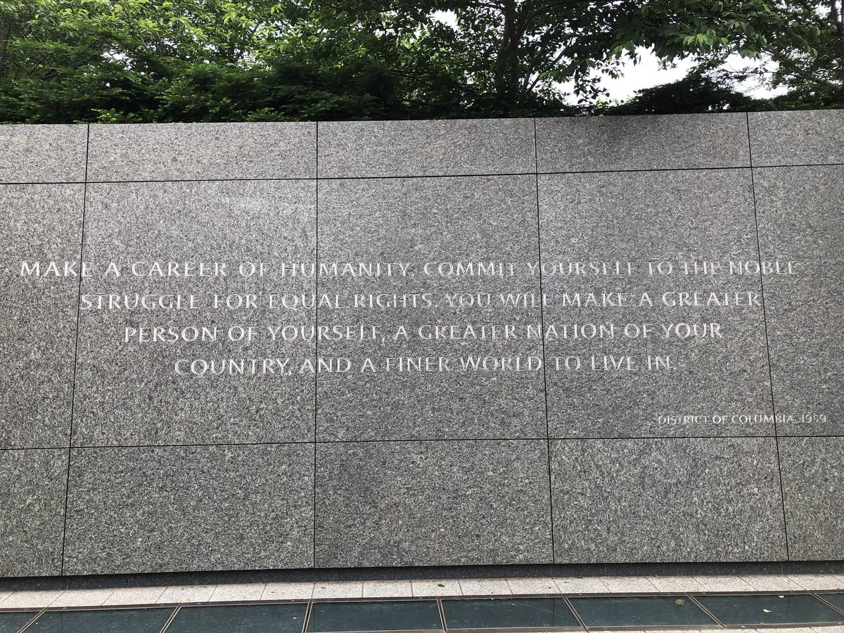 Marshall8A's tweet photo. Cloudy but breezy, strolling thru history @ WWII, MLK, and FDR memorials https://t.co/2Wb2GsPkOx