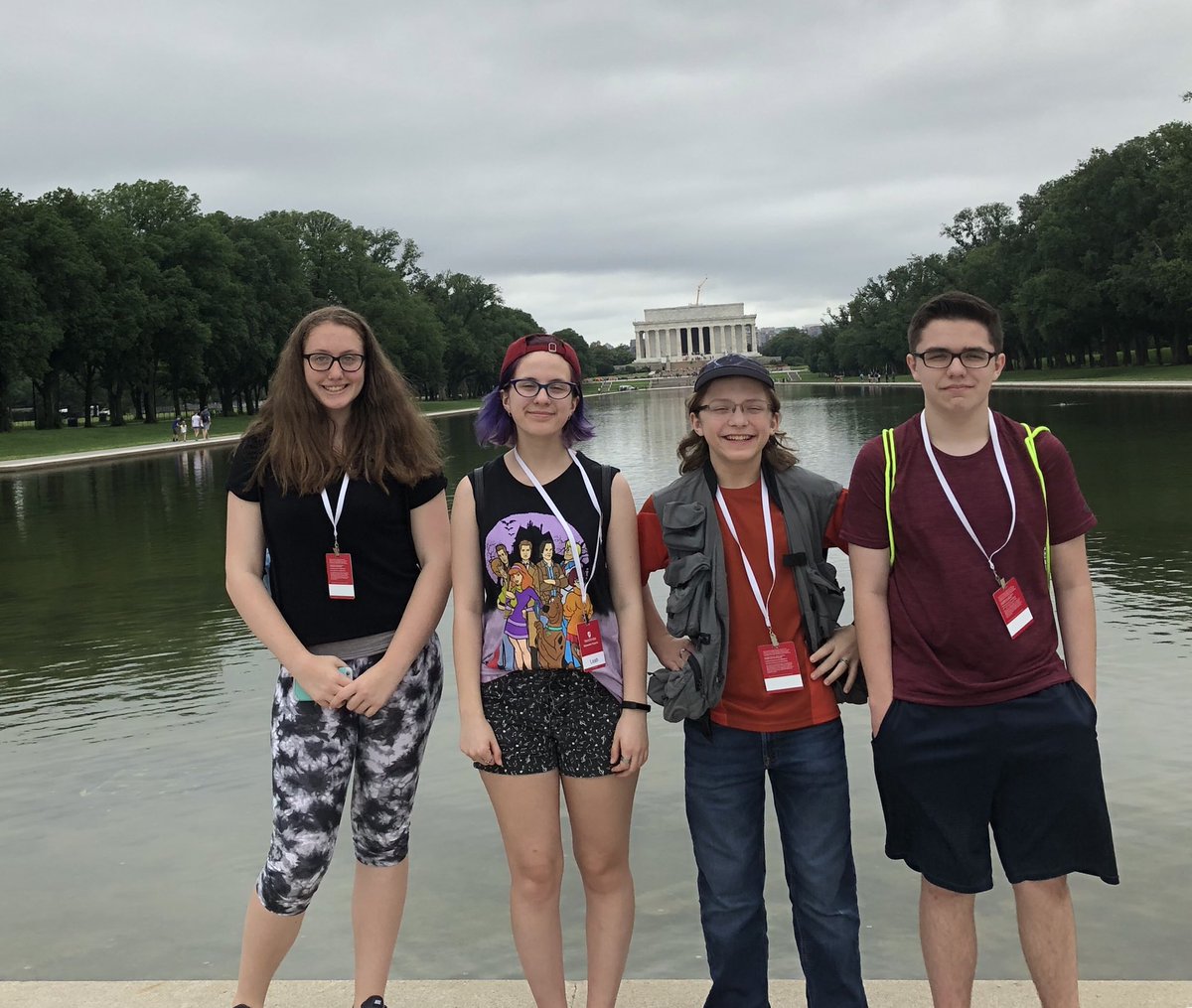 Marshall8A's tweet photo. Cloudy but breezy, strolling thru history @ WWII, MLK, and FDR memorials https://t.co/2Wb2GsPkOx