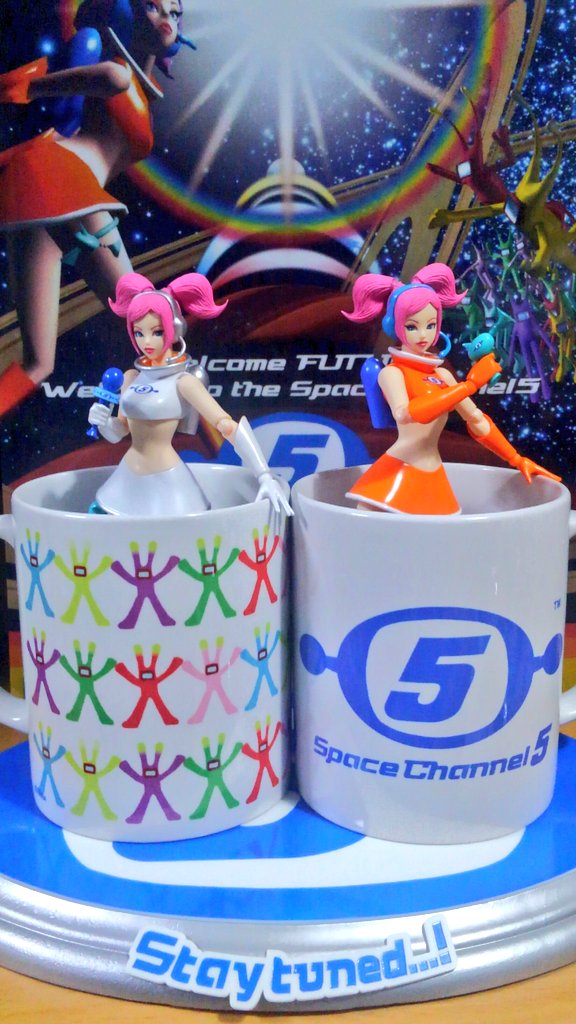 nu__man's tweet photo. 以上！459年前の誕生日を、figmaうららがお送りしました！！
スペェ～ィス　チャンネルファ～ィブ♪

#うらら誕生日 #sch5 #スペースチャンネル５ #SEGA #figma https://t.co/UjnWTxsQV6