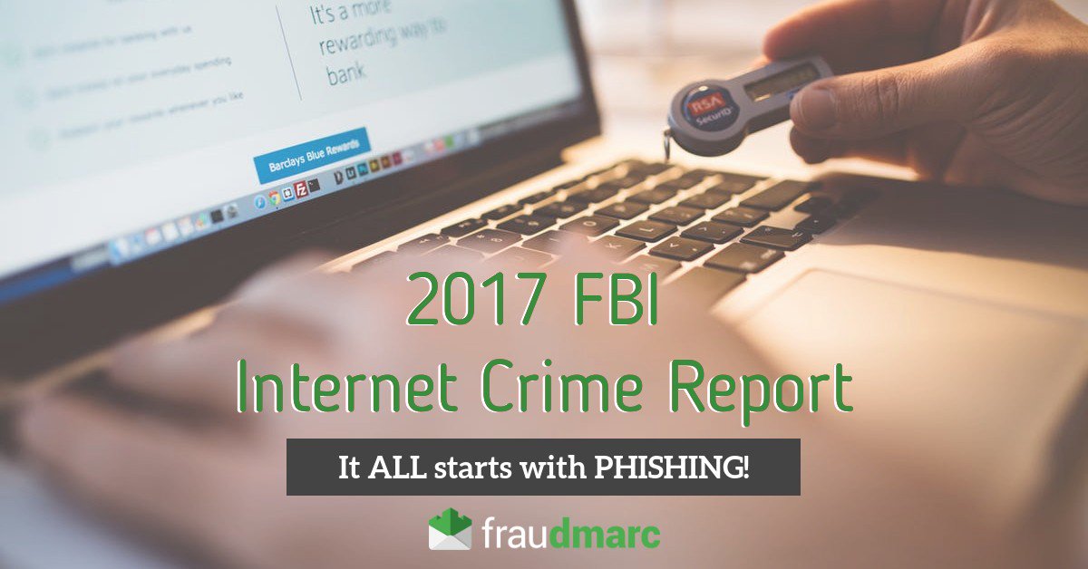 fraudmarc's tweet image. The FBI found that, in 2017, #phishing was the most costly of the top scams, and was integral to all scams bit.ly/2IUUz4F. Domains don’t have to be sitting ducks- using #DMARC makes phishing much less effective. #GetToReject!