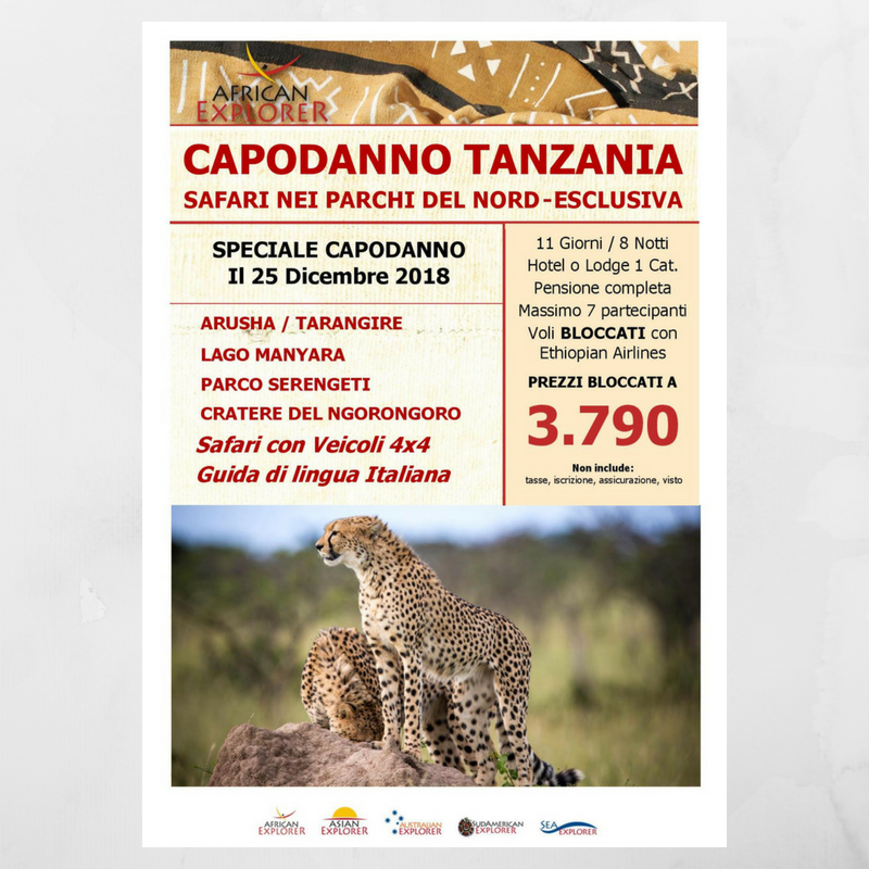 viaggiafrica's tweet photo. #30maggio #FLASHNEWS Fuori ora il programma del #Capodanno in #Tanzania!
Entra in #agenziaviaggi https://t.co/yptMD0PCEC