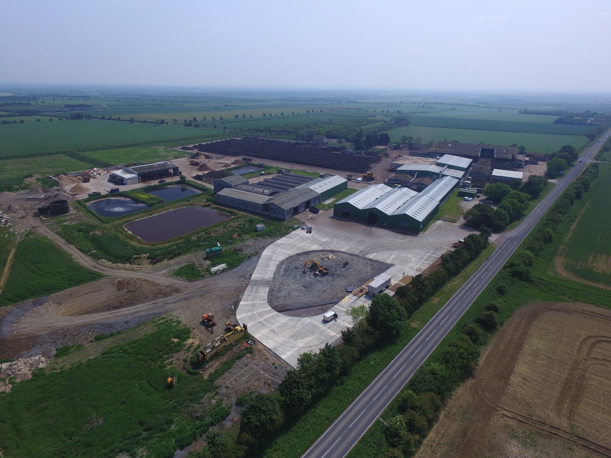 EnvarComposting's tweet photo. An aerial view of our new weighbridge nearing completion at Envar Composting Ltd https://t.co/x2ZnBGnZee