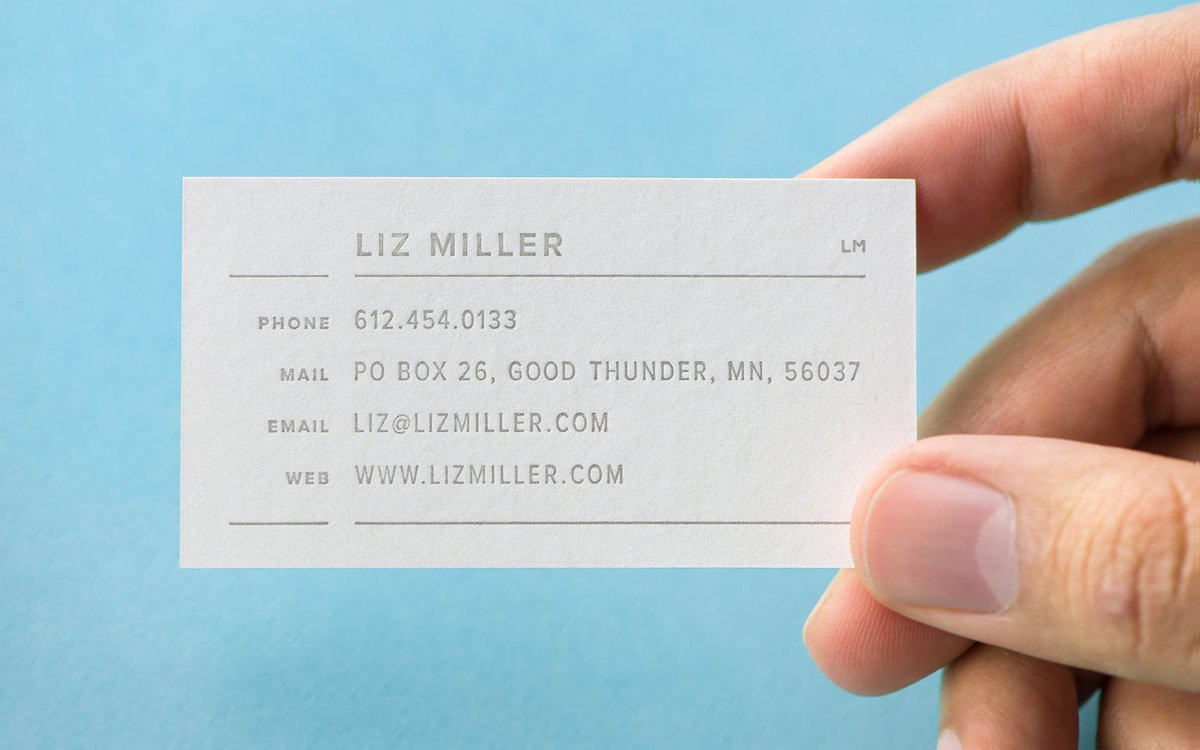 mohawkpaper's tweet photo. Have you ever thought about using the same texture across a variety of printed materials to unify your brand? Find out how @castirondesign used Mohawk Loop for @lizlmiller's identity: https://t.co/kc8IEgRoIu | #MakeGoodGreat #Paper #IdentityDesign #Design https://t.co/7vP20pFYj4