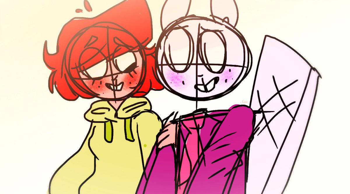 WeekyFrog's tweet image. some doodles in cured n ol’ FlipaClip

As much as Iain’t got tough pen  I drew these with fingers hehe
#htf