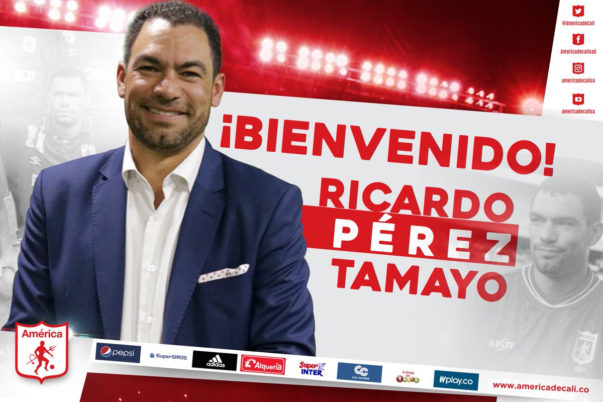 AmericadeCali's tweet photo. #ComunicadoDePrensa: Bienvenido Ricardo Pérez, Presidente Ejecutivo. 

https://t.co/IL5p0byG1n https://t.co/ynVWZACIJm
