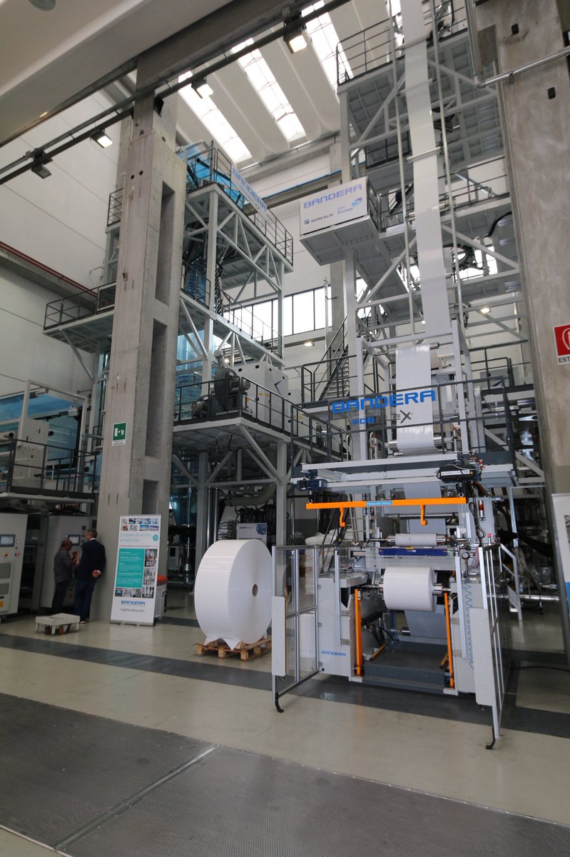 banderaontheweb's tweet photo. These r the lines you can see live when you catch our shuttle at our Booth 15 -AB 121-122 #PLAST2018 @PLASTexhibition til 01 June #alphaPET #foil #sheet n #SmartFlex #blownfilm #plastics #polymers #extrusion for #Packaging n ,000 more applications https://t.co/0UE1lZBNzY