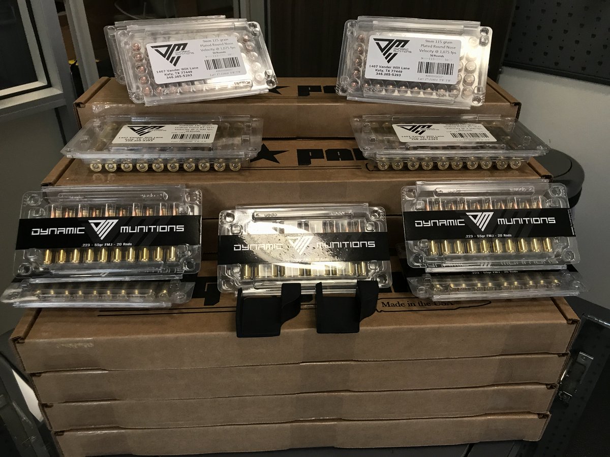 DynamicMunition's tweet photo. Ammo running low??? We have you covered!!! #2a #2ADefender #Houston #katy #cypress https://t.co/xKN91PMLwf