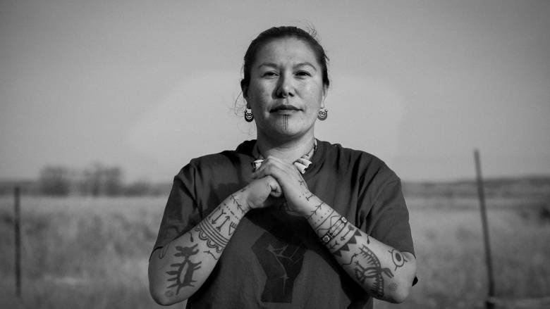 MikeHudema's tweet photo. “This is a declaration of war against Indigenous people...so we are putting on our war paint and we are putting on our battle gear and we’re going to fight.” https://t.co/nDYSPegted

#ActOnClimate #cdnpoli #bcpoli #StopPipelines #JustinCrudeau https://t.co/3jv1L1gtu3