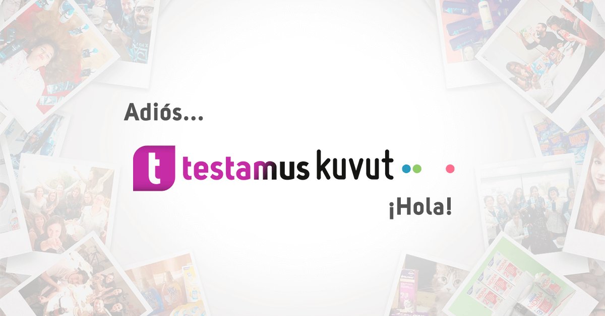 ATENCIÓN: Testamus se está transformando en <a href="/KuvutES/">Kuvut</a> y pronto la web de testamus.com y este perfil social desaparecerán. Podrás participar con normalidad en kuvut.com/es/. 

SIGUE EL PERFIL <a href="/KuvutES/">Kuvut</a> para mantenerte al día de las campañas ;)