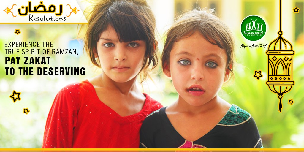 SAFoundationN's tweet photo. #Ramzan is all about getting closer to Allah, experiencing spirituality, and improving oneself! One such way of achieving these is through paying the obligatory alms #Zakat to the deserving!
#SAF #SAFCares #HopeNotOut #Ramzan2018 #RamzanResolutions #BetterPakistan @ZeshanC100 https://t.co/2xL0rBVpUr
