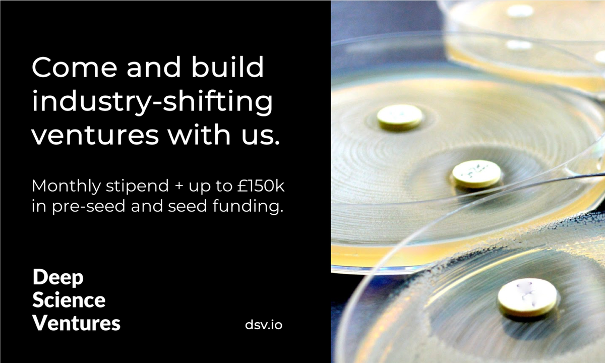 NPRONET_NIBB's tweet photo. DeepScienceVentures is currently looking for scientists and engineers who are committed to tackling antimicrobial resistance through full-time venture creation, starting July 2018.  If this is you, join the DSV community https://t.co/s2weDzmLhJ   or email matthew@dsv.io for info https://t.co/eMZT90eOsg
