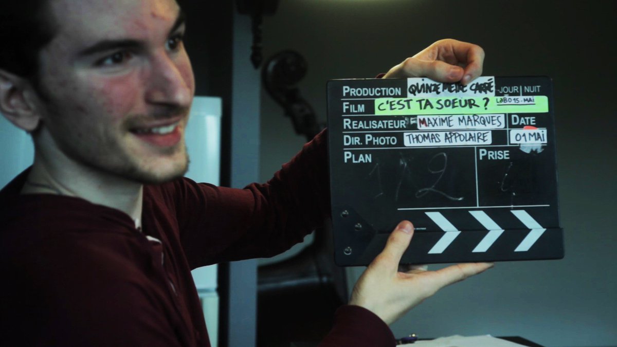 MaximeM3000's tweet photo. Déjà 15jours qu'est sortit le film "C'est ta soeur ?" pour le #LABO15 de Mai. Fonce le (re)voir pour soutenir les projets où les réal' font eux même le clap ! 🔥 https://t.co/NUPJLqbcLm Et abonne toi à @QuinzeGang https://t.co/axWtNqrcFZ