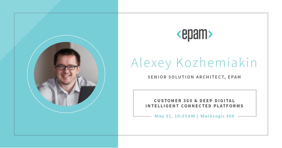 EPAMSystems's tweet image. We’ll be sharing a cohesive framework for building truly interconnected data platforms at #ML360 on Thursday, May 31. Join us to find out how to move your company towards #DeepDigital. ow.ly/Bk2F30keav5
