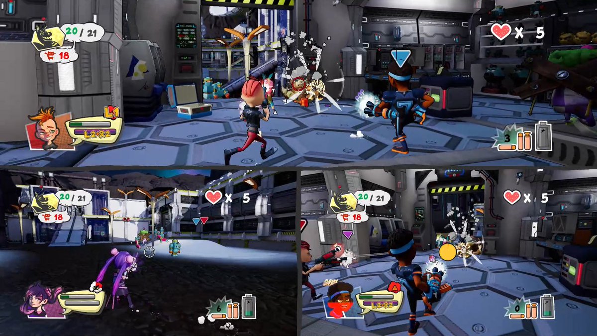 PSTalents's tweet image. Ya sabemos los juegos de @PSPlus del mes de junio y @RascalRevolt es el representante de #PSTalents. ¿Estás preparado para jugar junto a tus amigos en este shooter cooperativo ambientado en un parque temático? Más info del juego, aquí 👉 bit.ly/2LE4Pw5