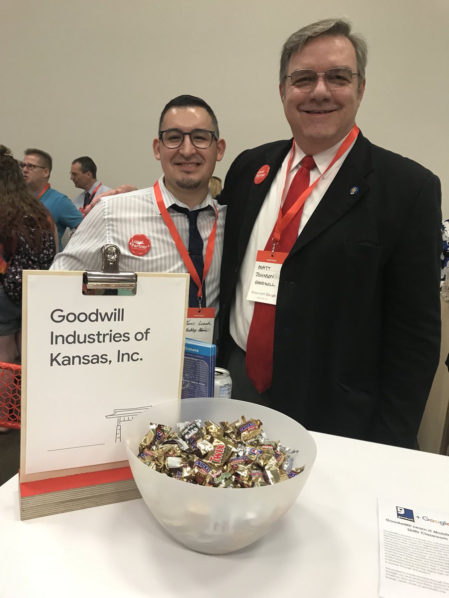 GoodwillKS's tweet photo. We are excited to partner with @Google to bring digital skills training to Kansans and the #GrowWithGoogle event to #Wichita! Digital skills training will prepare Kansans for in-demand jobs, now and in the future. Learn more at https://t.co/4teOSM7SxQ https://t.co/6xuNq9ZqIO