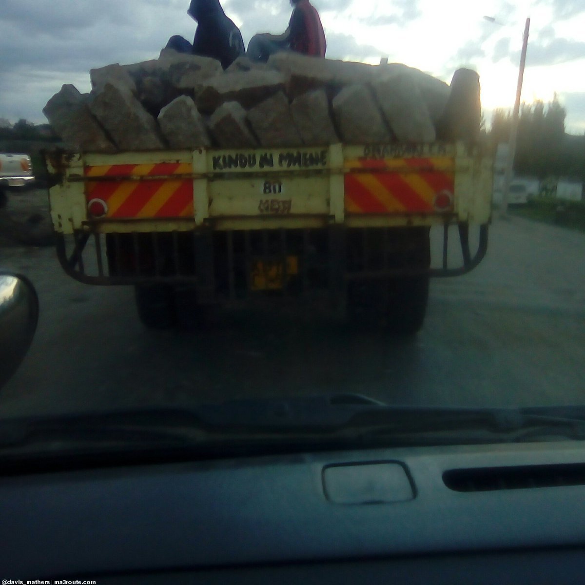 18:36 this overloaded lorry KBY 085Z <a href="/ntsa_kenya/">NTSA KENYA</a>  a common habit along kangundo road   via <a href="/davis_mathers/">Wilson Wilson.</a>