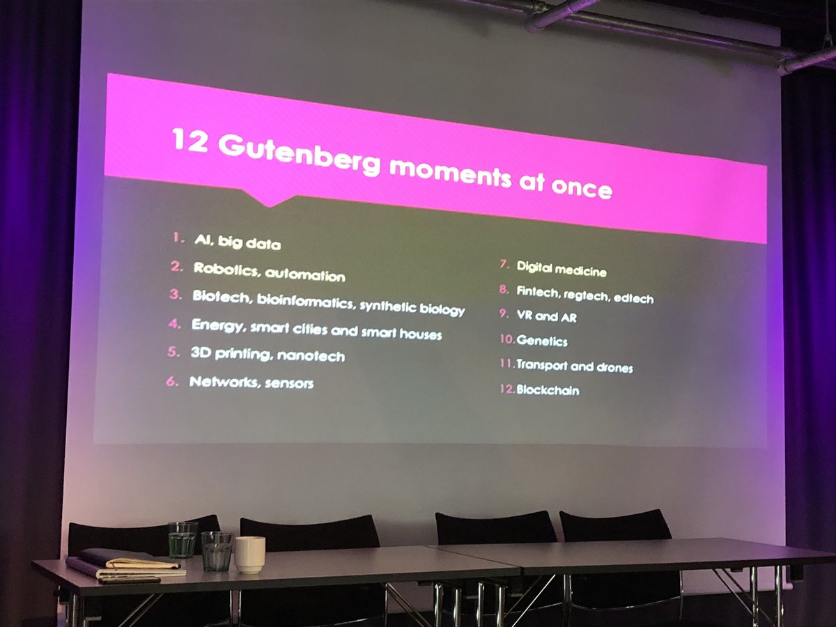 Netthoder's tweet image. “12 Gutenbergske øyeblikk på en gang”. Man skal lære bittelitt, man skal snackse på det og man skal ikke undervurdere disse 12 punktene, oppfordrer Silvija Seres @netthoder på #NONA18