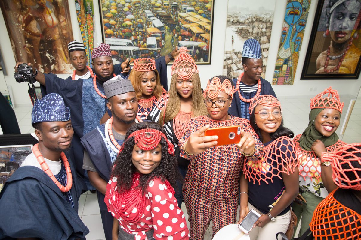Penzaarville's tweet photo. Day 2 of #GidiWithGoogle2 at @nikeartgallery where we checked out various works of art from multitalented artists in Nigeria.
#PenzaarvilleAfrica https://t.co/2f7YE1tSl4