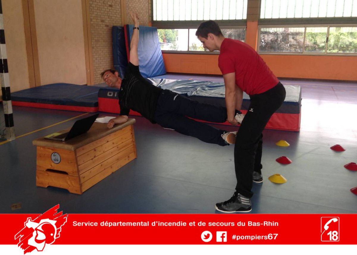sdis67's tweet photo. [FORMATION]
FMPA #EAP2 au profit de personnels du @sdis67 amenés à  proposer des programmations individualisées en matière d’activité physique 🏋🏼🏊🏼 et à accompagner de SP 👨🏼🚒 en reprise d’activité suite à blessure 🤕 https://t.co/Ts72BvvHY5