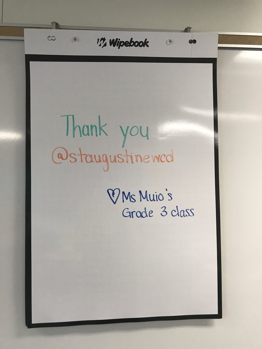 MichelleMuio's tweet image. Thank you @staugustinewcd for these #wipebook whiteboards! We are excited to use in our #thinkingclassroom @pgliljedahl @MrsRellinger #verticalthinking