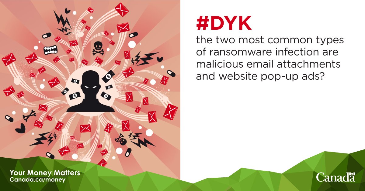 YourMoneyCanada's tweet photo. Don’t pay a ransom if your computer gets hacked! Protect yourself: https://t.co/uyeLYZtiJd https://t.co/k4TSnoAe6b