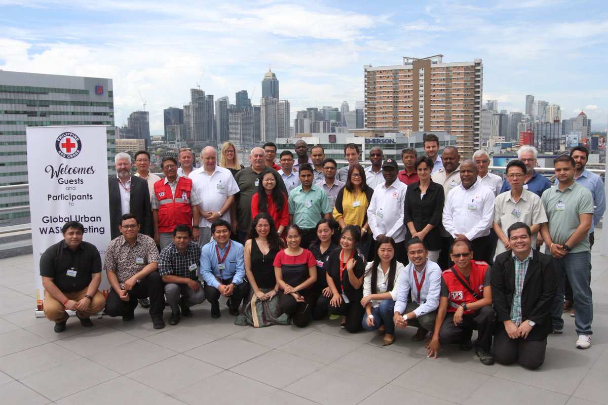 philredcross's tweet photo. To strengthen partnership and replicate best practices of Water, Sanitation and Hygiene (WASH) to the movement, Philippine Red Cross hosts the Global Urban WASH Meeting which will run until Friday, June 1.

35 WASH specialists from different countries participate in the activity. https://t.co/9qvOoLQw5y